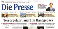 Die Presse - Titelschlagzeile am 11. August 2006