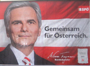 Faymann - Gemeinsam fuer Oesterreich; Aufnahmeort: Eisenstadt;  Aufnahmedatum: 17. Sep. 2013