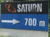 SATURN noch 700 m  Bild: WEBSCHOOL
