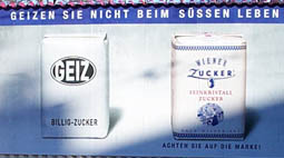 Markenkampagne 2005 - WIENER ZUCKER-Plakat