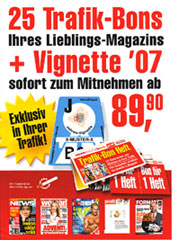 Flugblatt in den Ausgaben 1/2007 - Seite 1