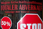 Herrenausstatter KING STYLE in Wien 3., Landstraer Hauptstrae 33, Aufnahmedatum 14. Jnner 2007: TOTALABVERKAUF